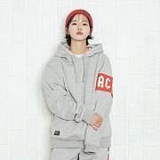 [���õ����] ACIDBLACK - ARMBAND HOOD (MELANGE) ��� �ĵ�Ƽ