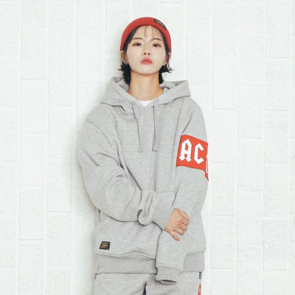 [���õ����] ACIDBLACK - ARMBAND HOOD (MELANGE) ��� �ĵ�Ƽ