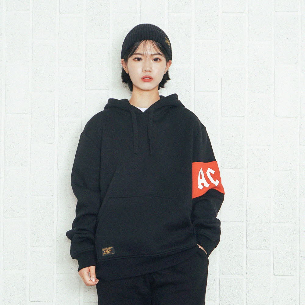 [���õ����] ACIDBLACK - ARMBAND HOOD (BLACK) ��� �ĵ�Ƽ