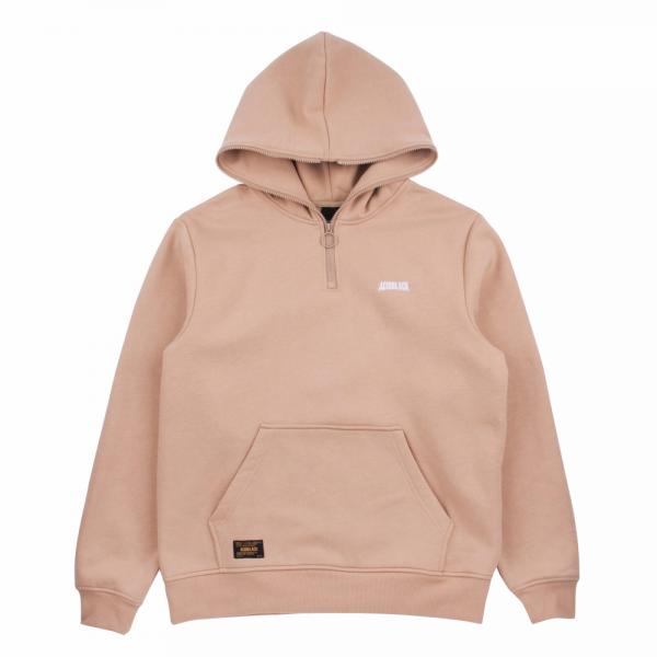 [���õ����] ACIDBLACK - RARE HALF ZIPUP HOOD (BEIGE) ��� �������� �ĵ�Ƽ