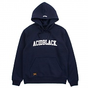 [���õ����] ACIDBLACK - ARCH LOGO HOOD (NAVY) ��� �ĵ�Ƽ