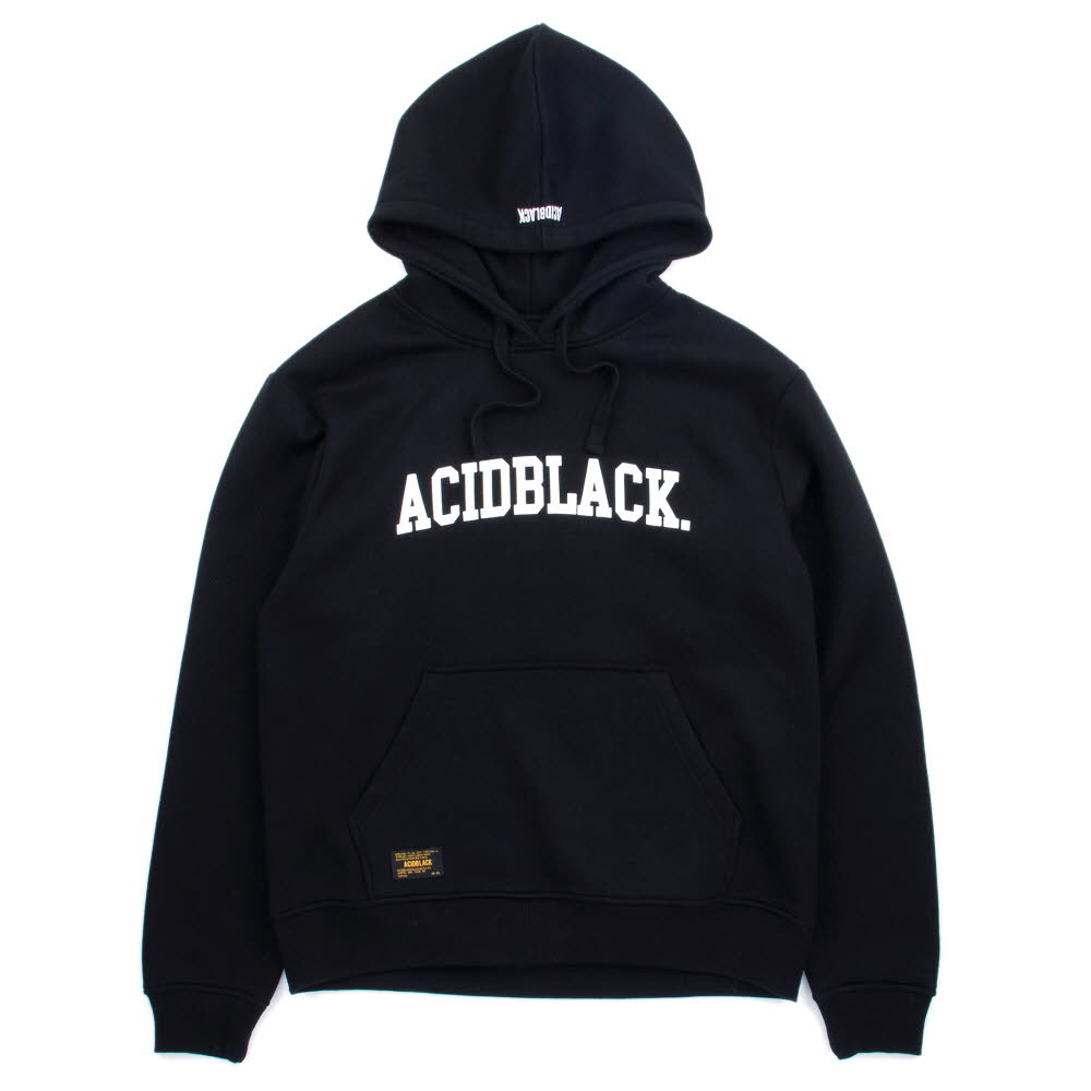 [���õ����] ACIDBLACK - ARCH LOGO HOOD (BLACK) ��� �ĵ�Ƽ