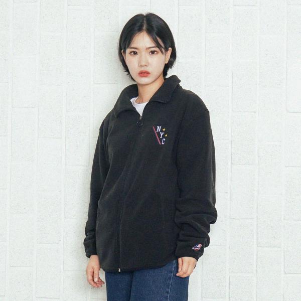 [���õ����] ACIDBLACK - NYC FLEECE ZIPUP (BLACK) �ĸ��� ����