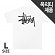 BASIC STUSSY TEE-WHT(��ڿ���)