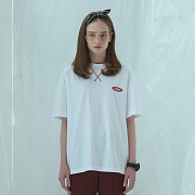 [���������] ANOTHER FRAME - A-FRAME CIRCLE LOGO T-SHIRT (WHITE) ���� ����Ƽ Ƽ����