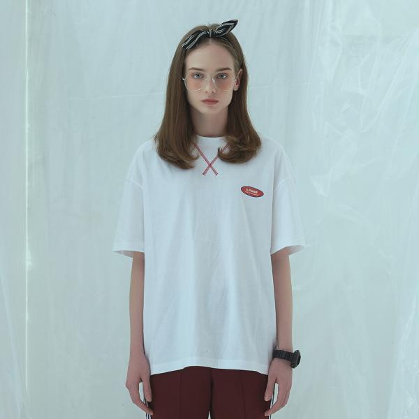 [���������] ANOTHER FRAME - A-FRAME CIRCLE LOGO T-SHIRT (WHITE) ���� ����Ƽ Ƽ����