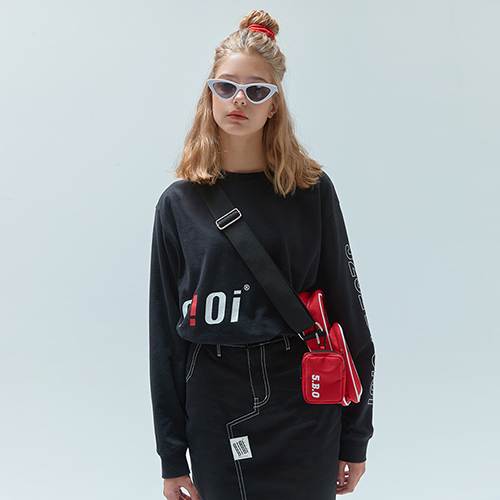 [���԰�]O!Oi LONG SLEEVE T-SHIRTS-BLACK