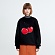 [���԰�] BIG CHERRY SWEATSHIRT HA [BLACK]