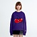 [���԰�] BIG CHERRY SWEATSHIRT HA [PURPLE]