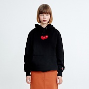 [���԰�]MIDDLE CHERRY HOODIE HA [BLACK]