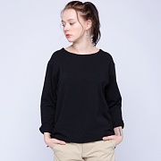 [�ϸ���] BOAT NECK SIMPLE TEE (����)