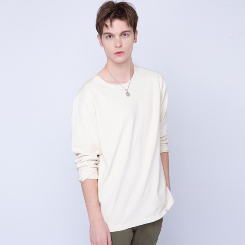 [�ϸ���] BOAT NECK SIMPLE TEE (��Ʈ��)