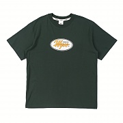 [������] WYSE - OVAL LOGO T-SHIRT (HUNTER GREEN) ����Ƽ