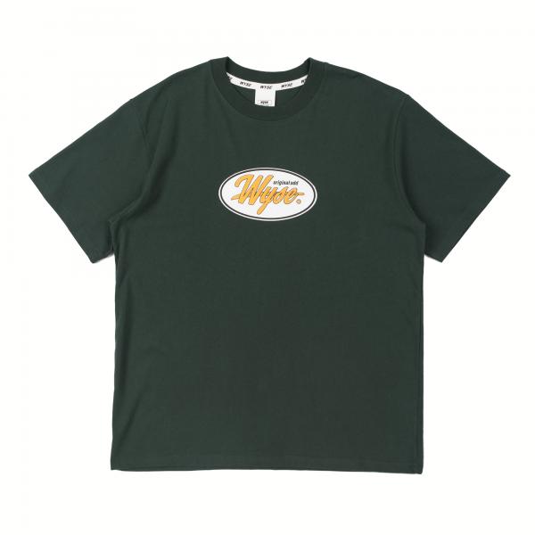[������] WYSE - OVAL LOGO T-SHIRT (HUNTER GREEN) ����Ƽ