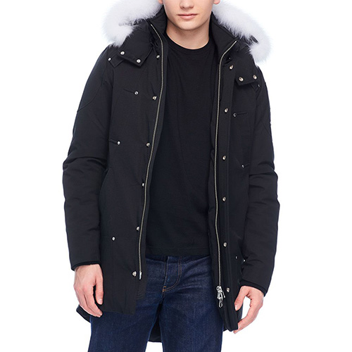 (MK4661MP_290) ��ƿ�� �����е� MENS STIRLING PARKA-BLACK (wht fur)