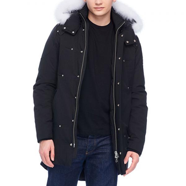 (MK4661MP_290) ��ƿ�� �����е� MENS STIRLING PARKA-BLACK (wht fur)