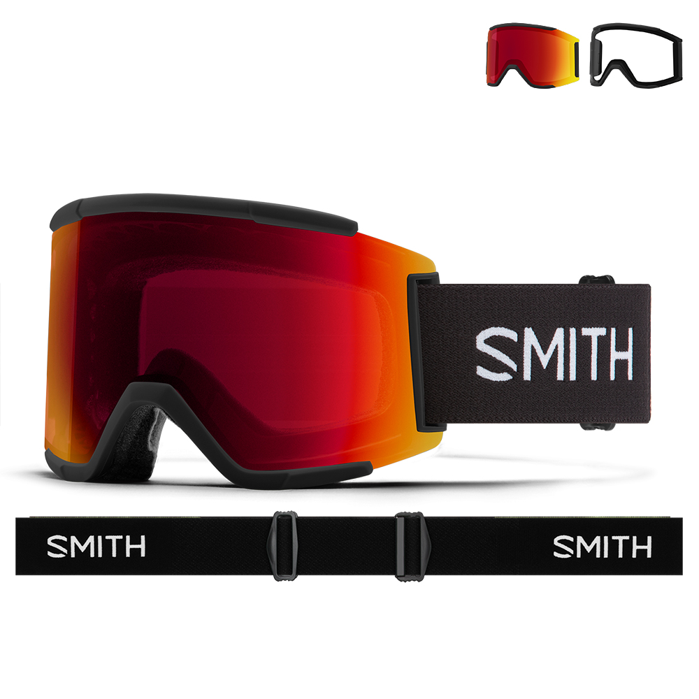������XL SQUAD XL BLACK (RED SOL-X MIRROR + CLEAR)